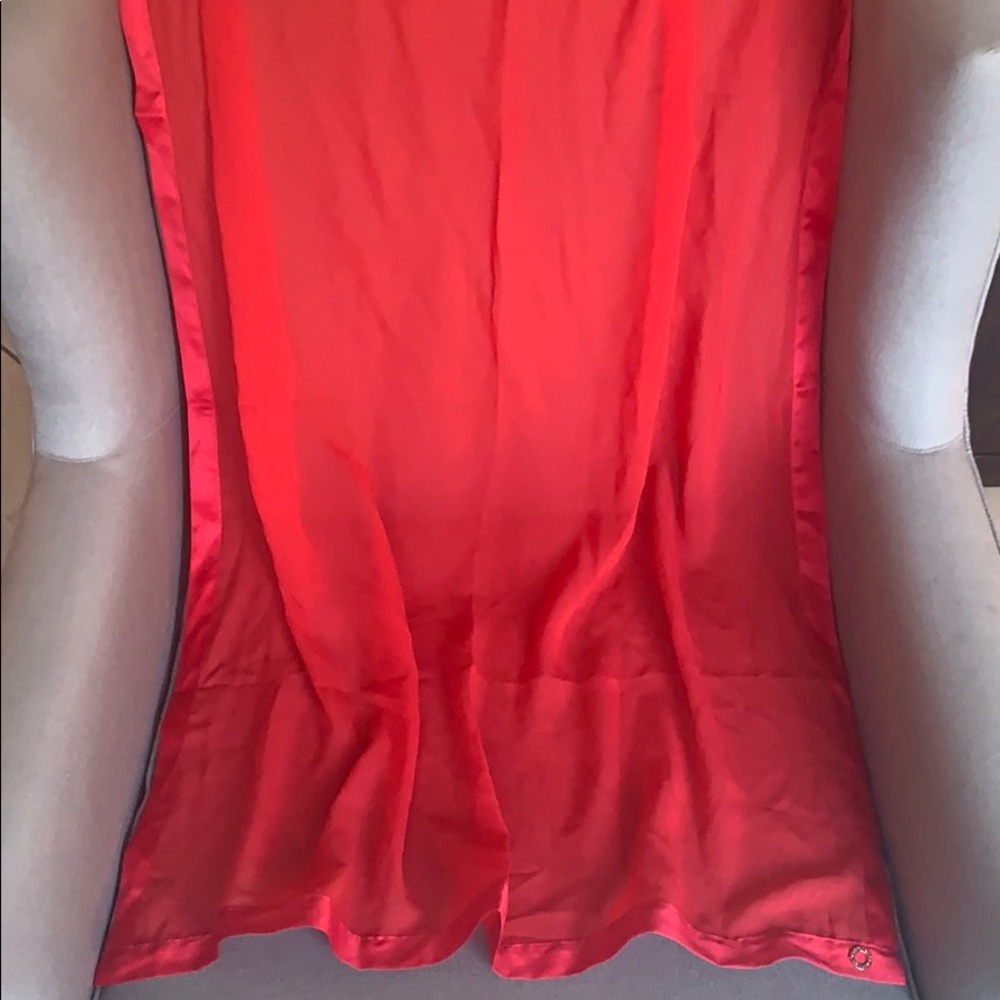 Calvin Klein Satin Trim Chiffon Party Evening Wrap - Picture 3 of 4